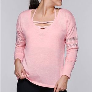 PINK LONGSLEEVE WORKOUT SHIRT